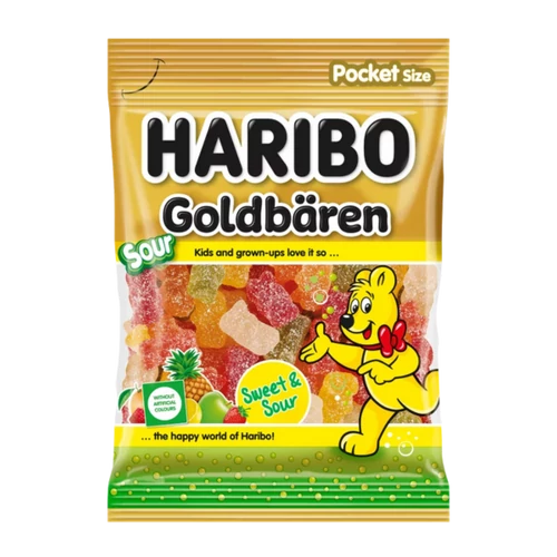 Haribo 80g Goldbaren Sour