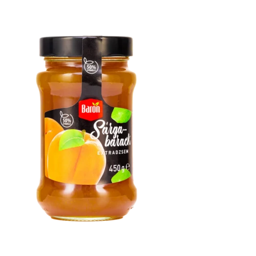 Baron sárgabarack extra dzsem 450g