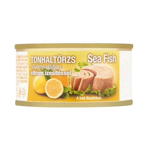 SeaFish tohnaltörzs növényi olajjal citrommal 80g/52g