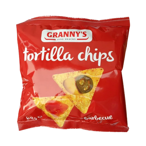 Grannys BBQ tortilla chips 60g gluténmentes