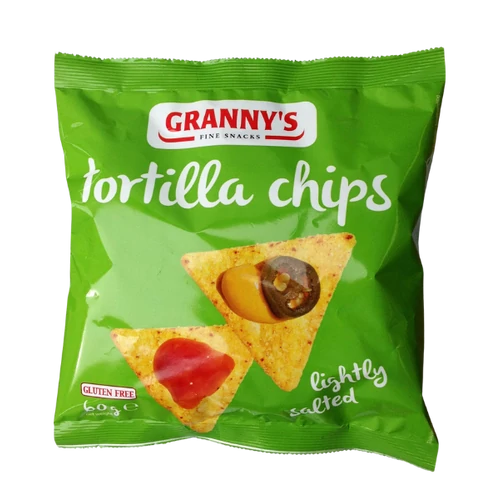 Grannys enyhén sós tortilla chips 60g gluténmentes