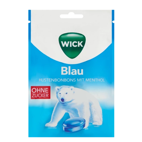 Wick Blau menthol torokcukor 72g