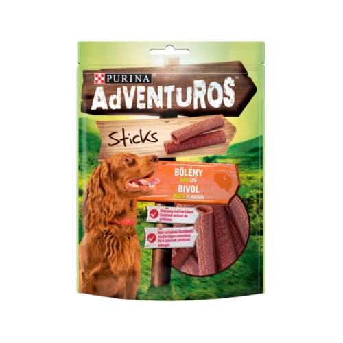 Adventuros jutalomfalat kistestű kutyáknak 90g bölény-vad