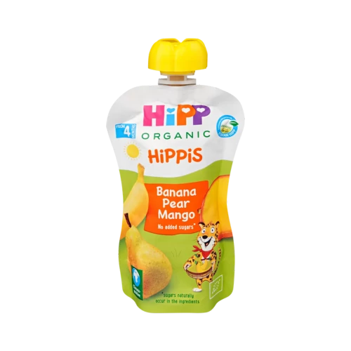 Hippis Banán-körte-mangó püré 100g