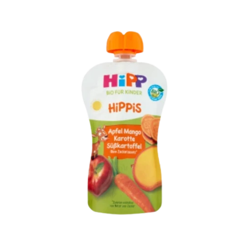 Hippis Alma-mangó-sárgarépa-édesburgonya püré 100g