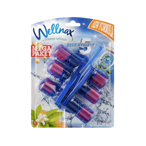 Wellnax WC frissítő block 3x50g narancs