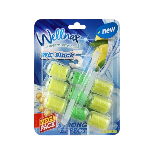 Wellnax WC illatosító block 3x57g citrus