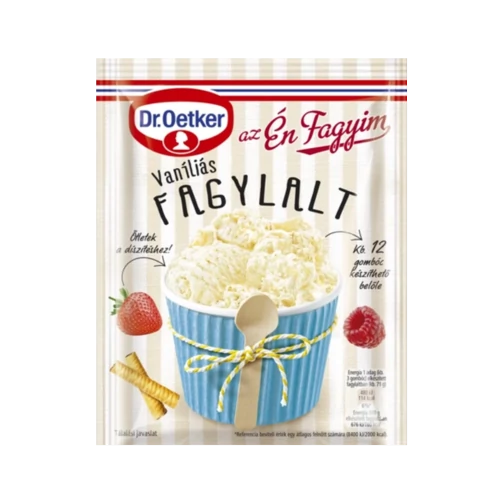 Dr.Oetker Fagylaltpor vaníliás 82g