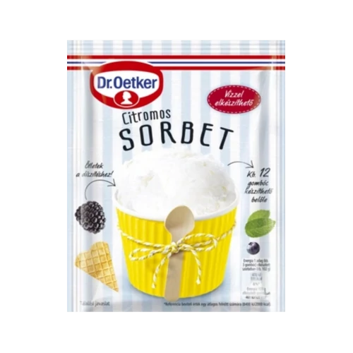 Dr.Oetker Szorbé alappor Citromos 108g