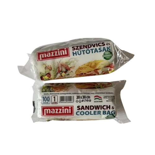 Mazzini Szendvics és Hűtőtőtasak 1l/100db  (20x30cm)
