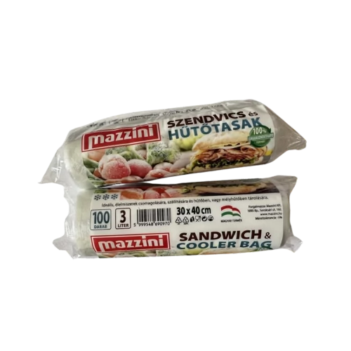 Mazzini Szendvics és Hűtőtasak 3l/100db (30x40cm)