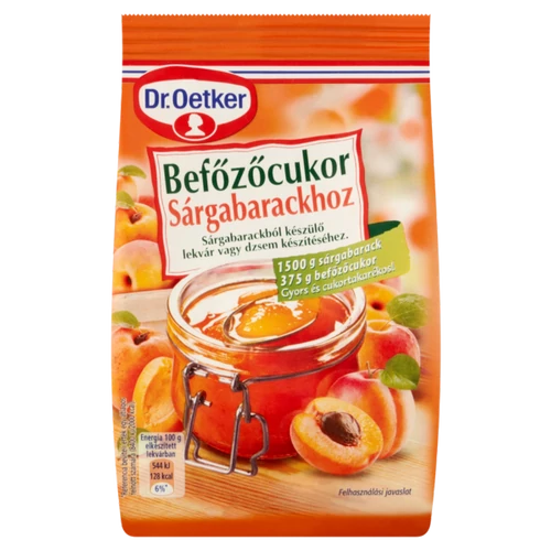 Dr.Oetker Befőzőcukor sárgabarackhoz 375g