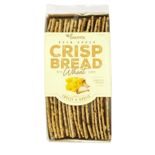 Danvita ropogós lapkenyér sajtos-fokhagymás 130g