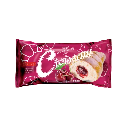 Prest croissant meggyes 45g
