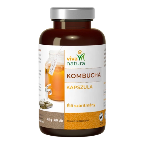 VivaNatura Kombucha étrend-kiegészítő kapszula 60db