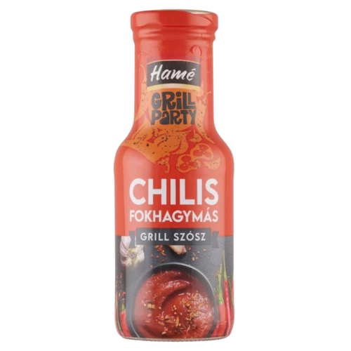 Hamé Grill Party chilis-fokhagymás grillszósz 250ml