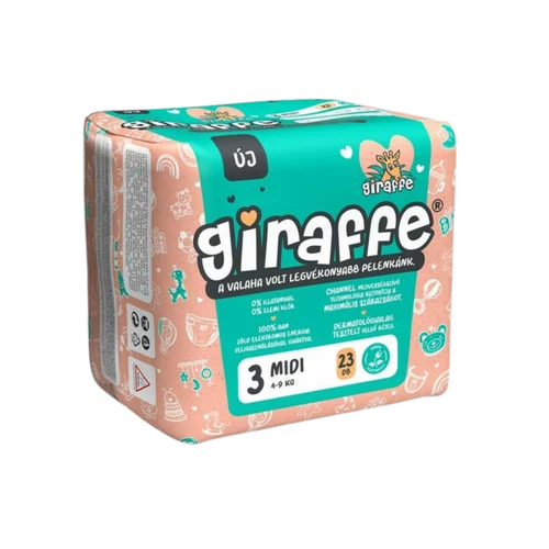 Giraffe Midi Pelenka / 23 6db/#