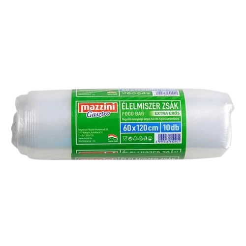 Mazzini Élelmiszerzsák 60x120cm 10db extra erős