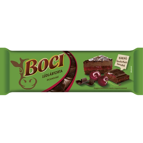 Boci 240g Lúdlábtorta étcsokoládés