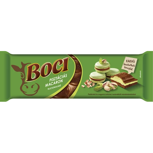 Boci 280g Pisztáciás macaron tejcsokoládé