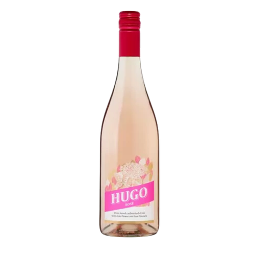 Royal Hugo Pink 0,75l bodzavirág-lime rosé boralapú ital (7,3%) DRS