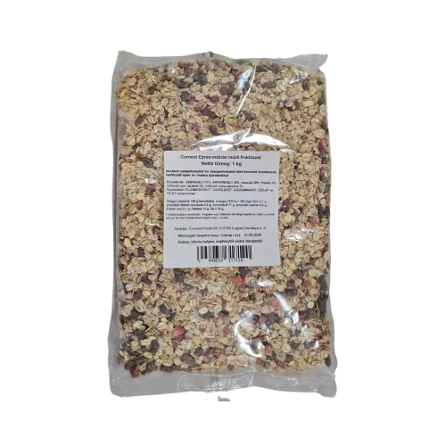 Cornexi epres-málnás müzli 1kg fruktózzal