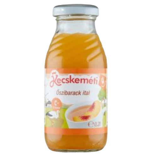 Kecskeméti bébiital 0,2l Őszibarack DRS