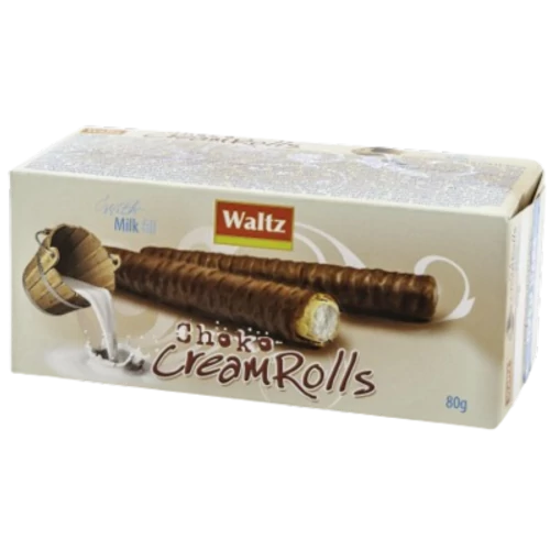 Waltz Cream Rolls 80g tejes ostyatekercs