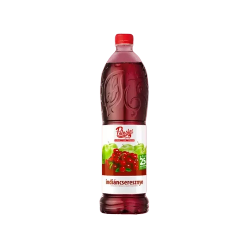 Pölöskei gyümölcsszirup 1l +25% Indiáncseresznye DRS