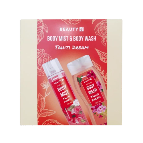 Beauty4 díszdoboz Body Wash 250ml+body mist 150ml Tahiti Dream