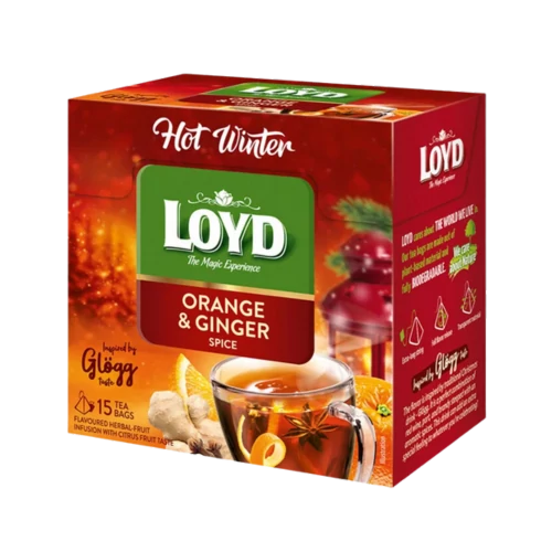 Loyd tea 15X3g Narancs-Gyömbér-Puncs