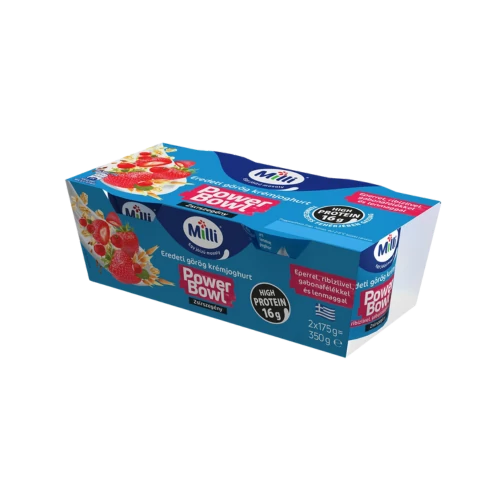 Milli Görög joghurt piros gyümölcs 2x175g RO