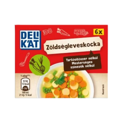 Delikát zöldségleves kocka 60g