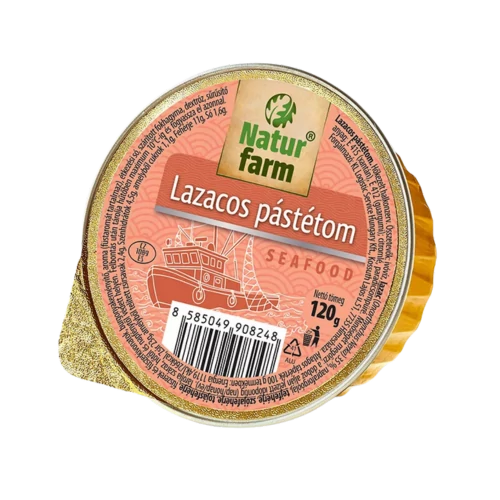 NaturFarm Lazacos pástétom 120g