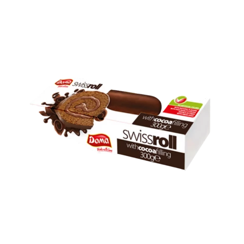 Doma Swiss roll Kakaó csoki dekor 300g