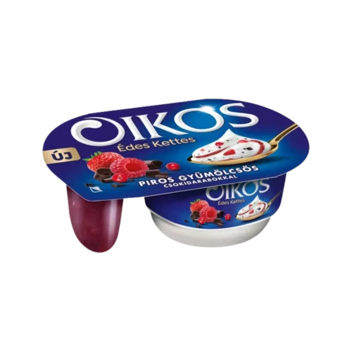 Oikos édeskettes piros gyümölcsös 116g