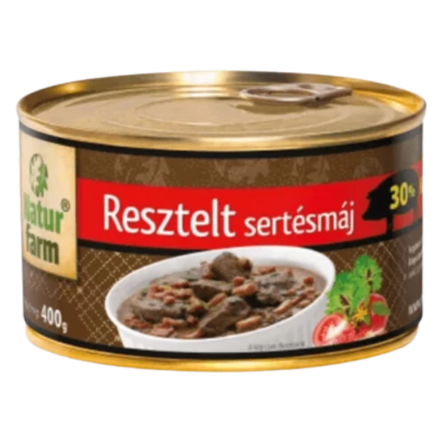 Natur Farm Resztelt sertésmáj 30% májtartalom 400g