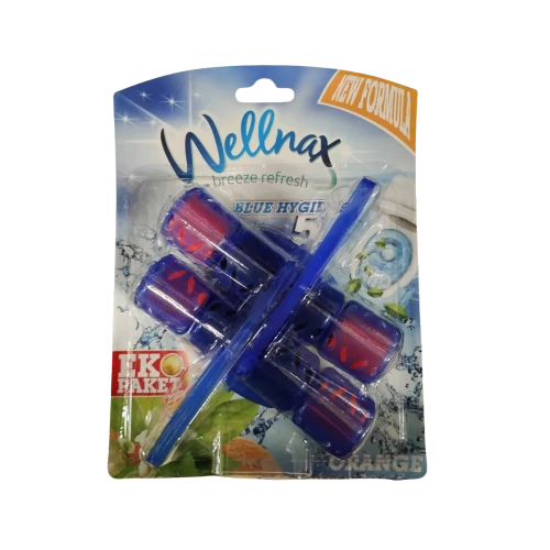 Wellnax WC illatosító block 2x50g Narancsvirág