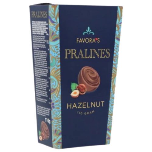 Favora Praliné Mogyorós 110g