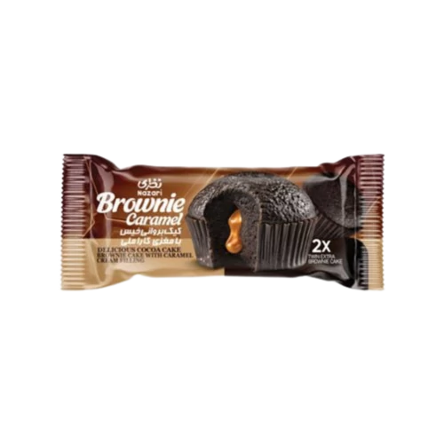 Brownie Twin karamell krémmel töltött piskóta 70g