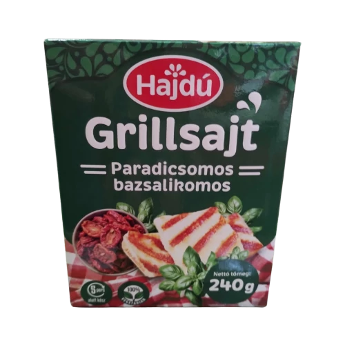 Hajdú grillsajt 240g paradicsom-bazsalikom
