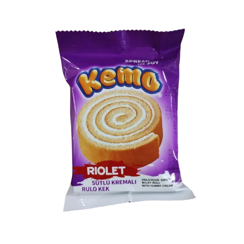Kemo piskótatekercs 45g kakaó ízű krémmel