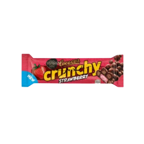 CococozCrunchy szelet 32g epres-kókuszos puff.gabonával