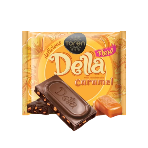 Della mini táblás csoki 52g karamellás