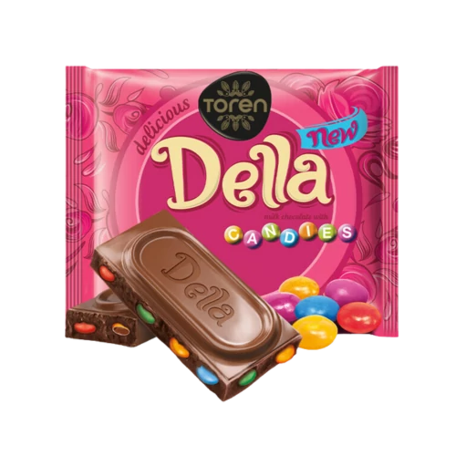 Della mini táblás csoki 52g cukordrazsé