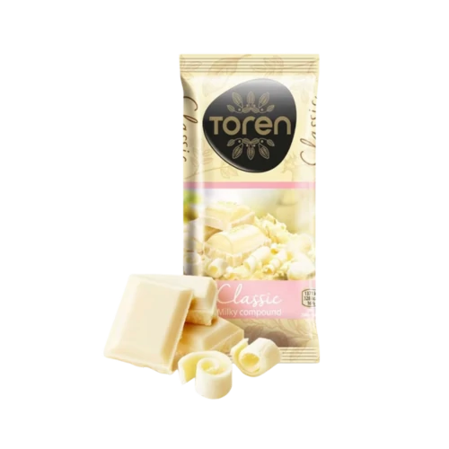 Toren mini táblás csoki 50g fehércsokis