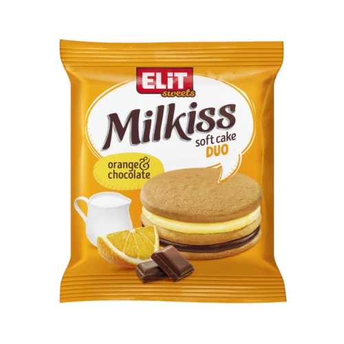 Milkiss duo kakaós piskóta 42g narancs-csoki