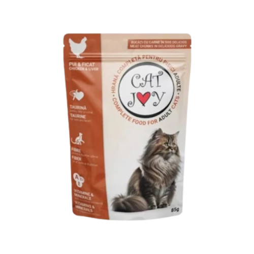 Cat Joy macskaeledel 85g szárnyas ízű pouch