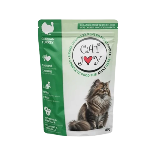 Cat Joy macskaeledel 85g pulyka ízű pouch