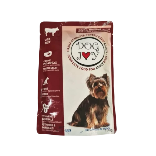 Dog Joy kutyaeledel 100g marha ízű pouch